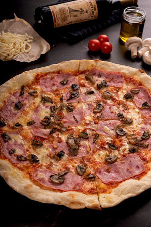pizza ham